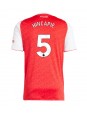 Arsenal Piero Hincapie #5 Replika Hemmakläder 2025-26 Kortärmad